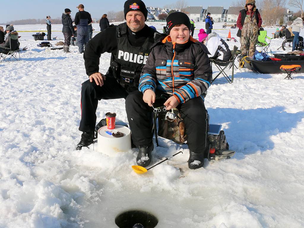 INQUINTE.CA Warm reception at first Cops and Kids Ice Fishing Derby