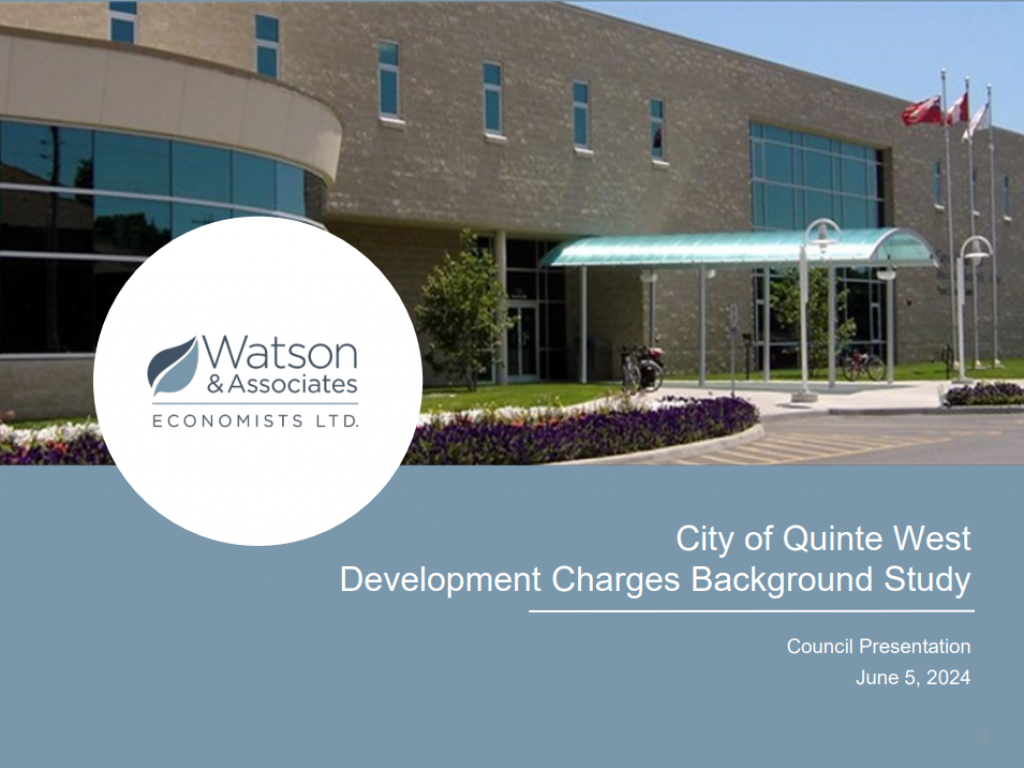 InQuinte.ca Quinte West council dives deep into development charges study