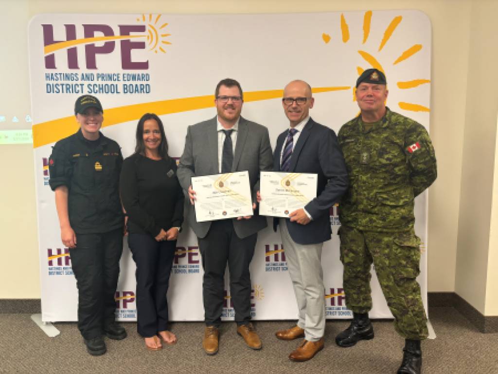 InQuinte.ca Two HPEDSB Human Resources Staff recognized by Canadian