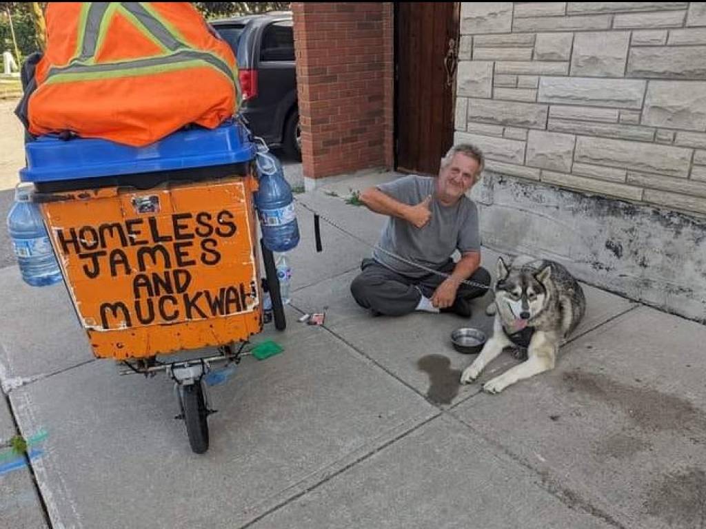 InQuinte.ca Homeless man going crosscountry to urge homeless