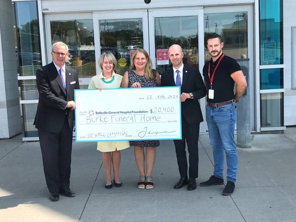 InQuinte.ca Burke Funeral Home makes large donation to BGHF